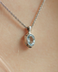 Pendant with Aquamarine