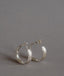 Wide hoops earrings - matte