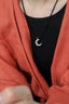 Moon on Cord Necklace