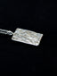 Texture Rectangle Pendant