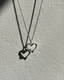 Melting heart pendant