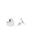 Organic hearts earrings